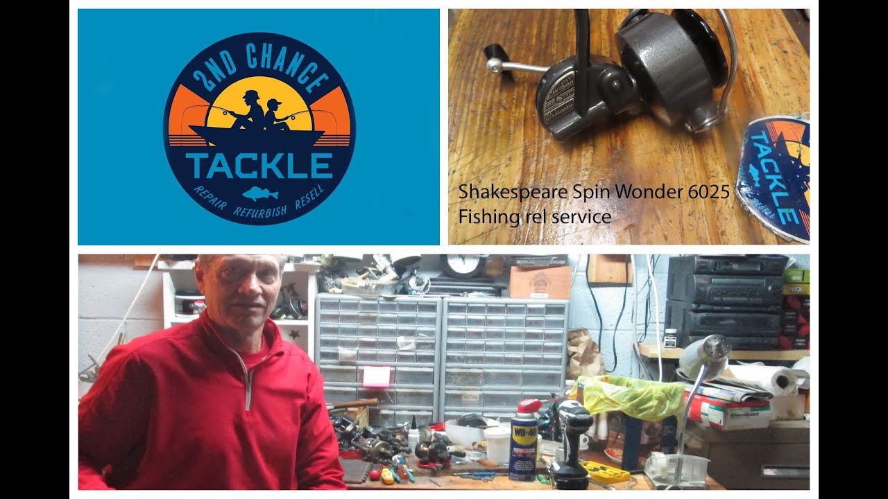 Shakespeare Spin Wonder 6025 vintage fishing reel how to service