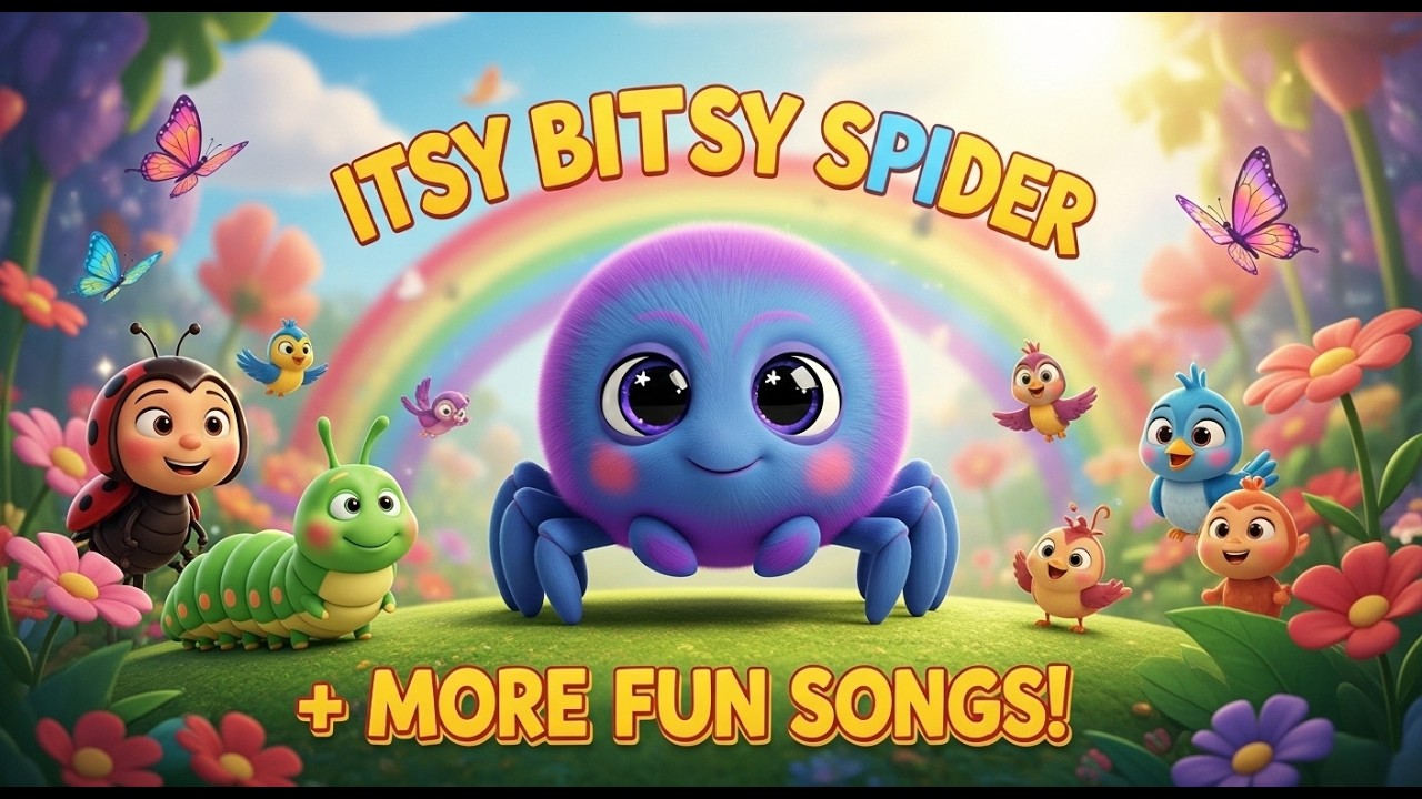 Itsy Bitsy Spider 🕷️ + Top Toddler Songs Compilation | TIKI FUN KIDS