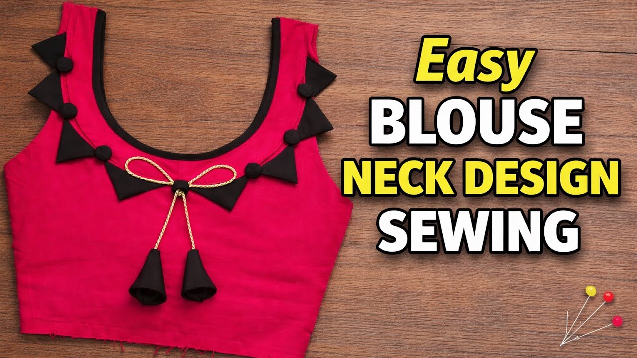 Stylish Blouse Neck Design | Easy Sewing Tutorial
