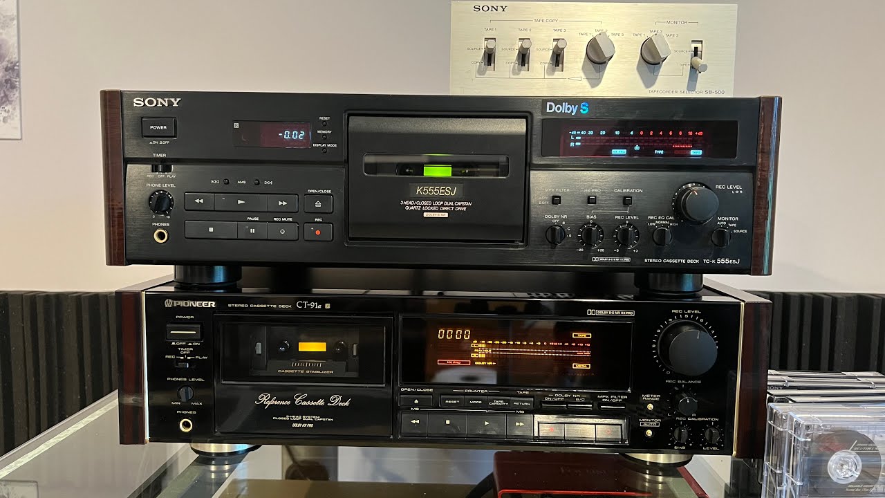 Pioneer CT-91a vs Sony TC-K555ESJ: Reference Cassette Deck Showdown