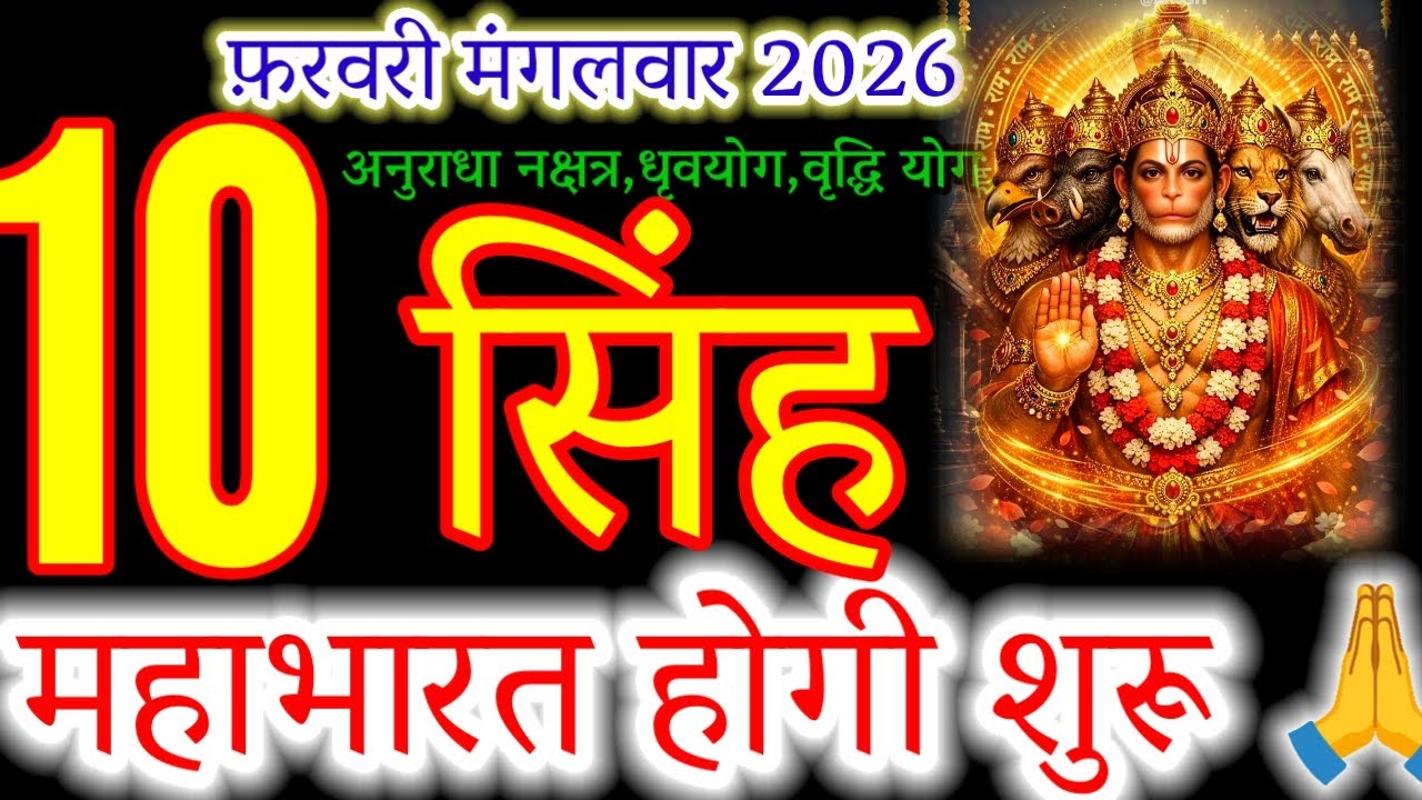 Singh Rashi 10 February 2026: Why This 