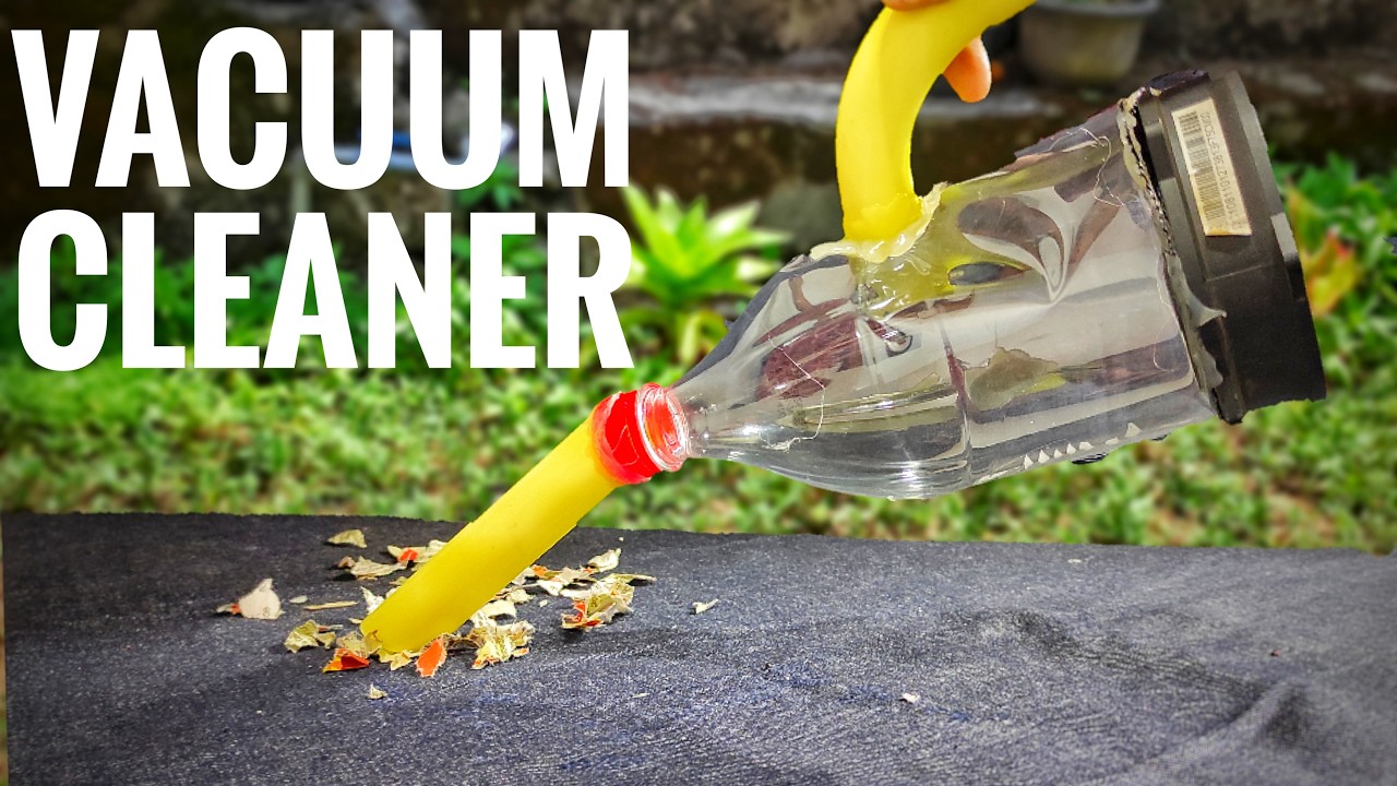 I Made A Powerful Vacuum Cleaner Using Household Waste | Make Vacuum Cleaner From Plastic Bottle