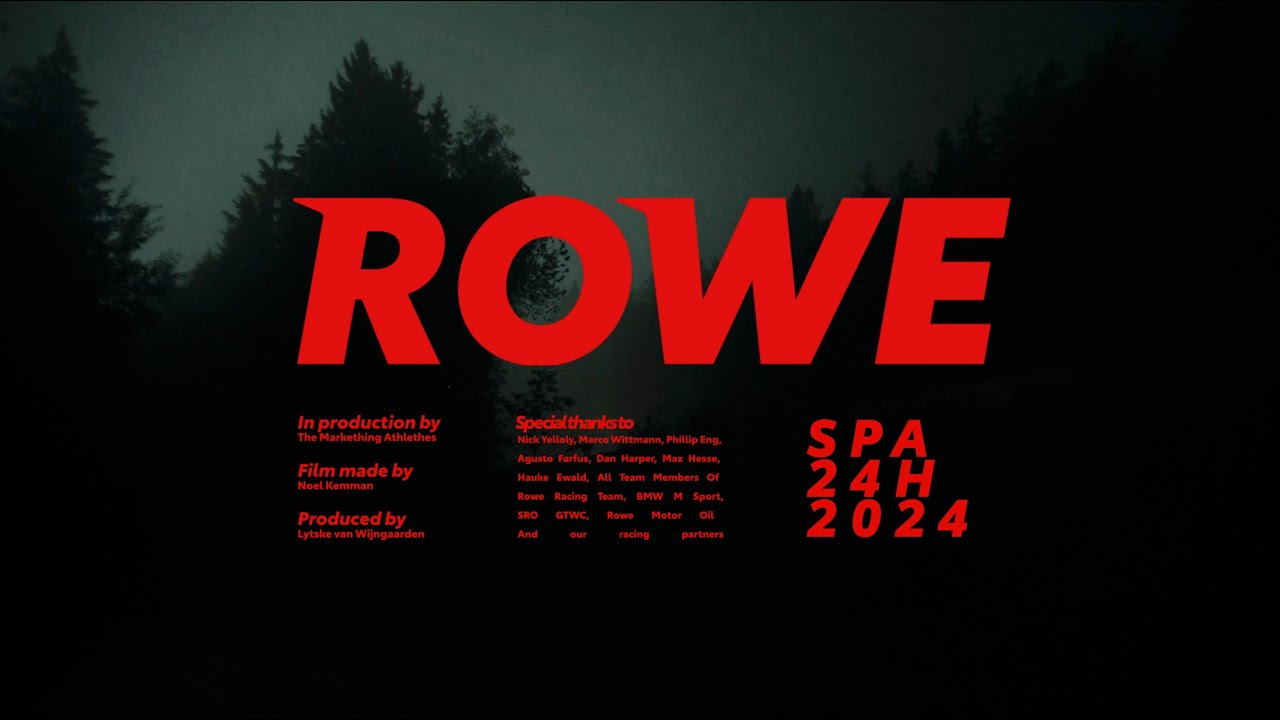 Rowe Racing - Get Back Next Year