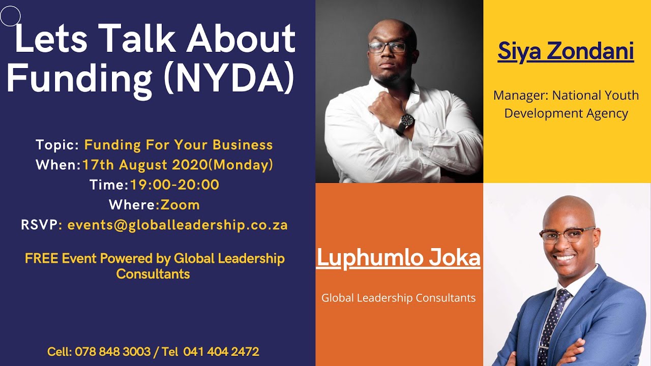 LETS TALK ABOUT FUNDING (NYDA) | SIYA ZONDANI & Luphumlo Joka