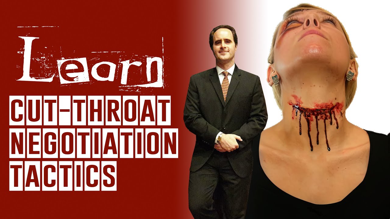 💀 Learn CUT-THROAT NEGOTIATION TACTICS So You Don't Get Suckered by Master Negotiators (Hollywood)