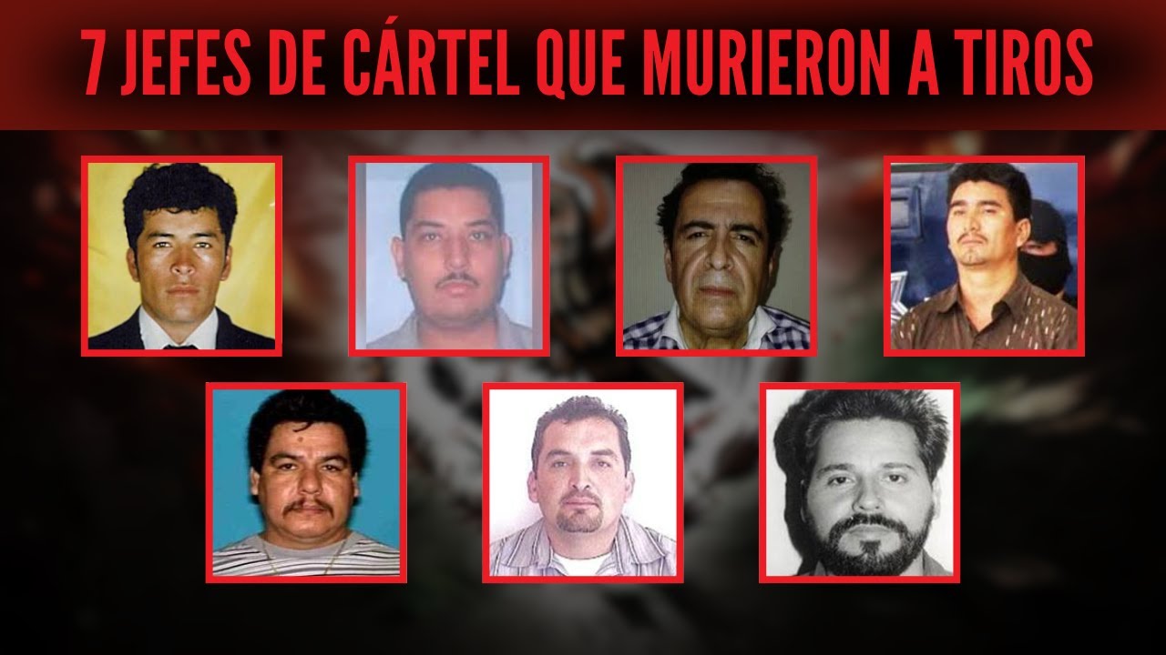 7 JEFES DE CÁRTEL QUE MURIERON A TIROS EN OPERATIVOS DEL EJÉRCITO MEXICANO