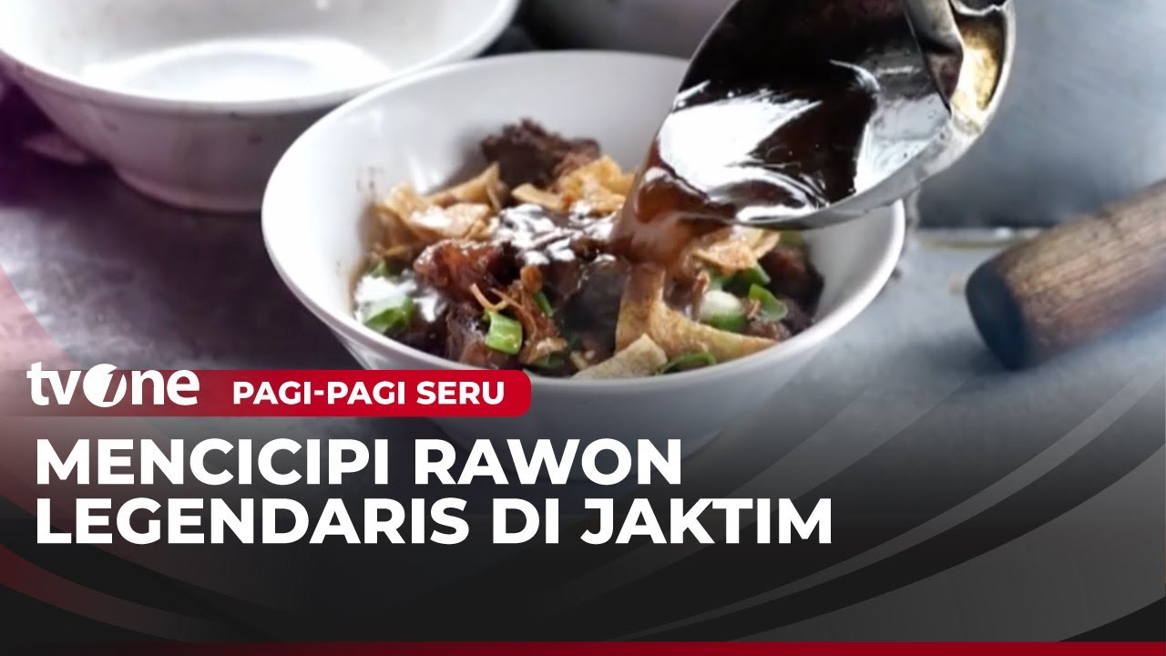 Nyicip Rajanya Rawon Pakde Parno Rawamangun | Pagi-Pagi Seru tvOne