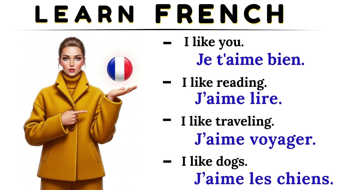 Everyday life French Phrases for Real Life Conversations | Easy French | Learn French |  Français