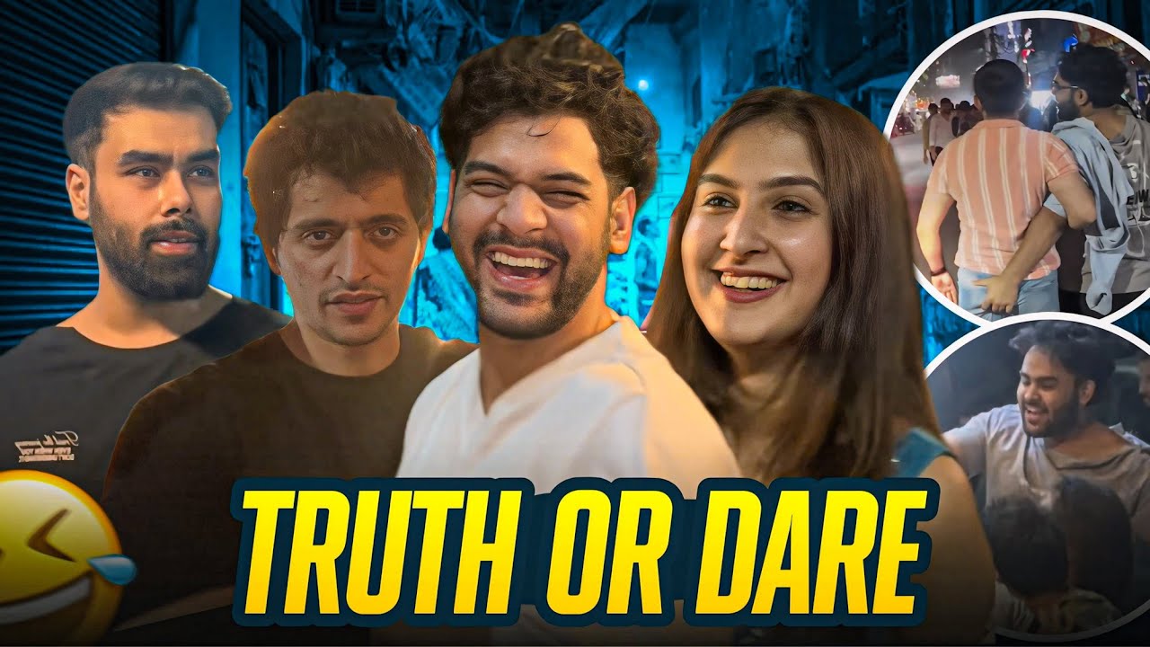 Truth or dare on road. Bhai pe kia G*y prank. Non-stop laughter. 