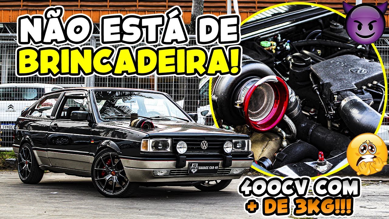 💀GOL BI-TURBO COM 3KG DE PRESSÃO 😈 OU COMPOUND TURBO