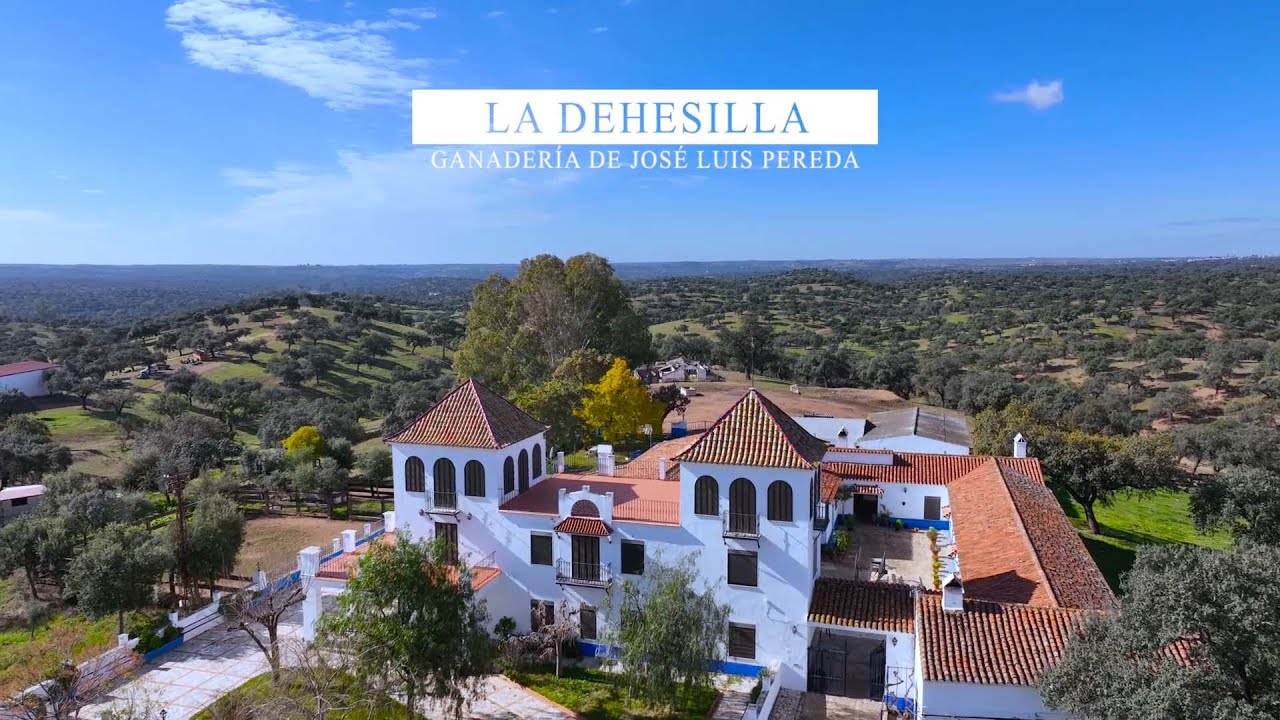 La ganadería José Luis Pereda a vista de dron