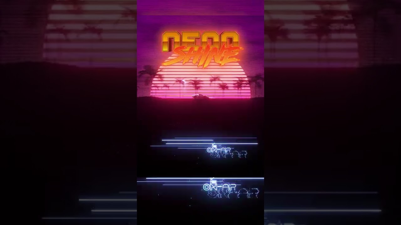 Neon Shine - New #electric #waves #shorts #retrowave #synthwave
