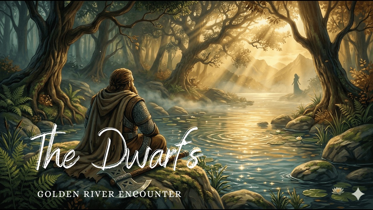 4K Medieval Music For Focus & Reflection | The Dwarf's Golden River Encounter