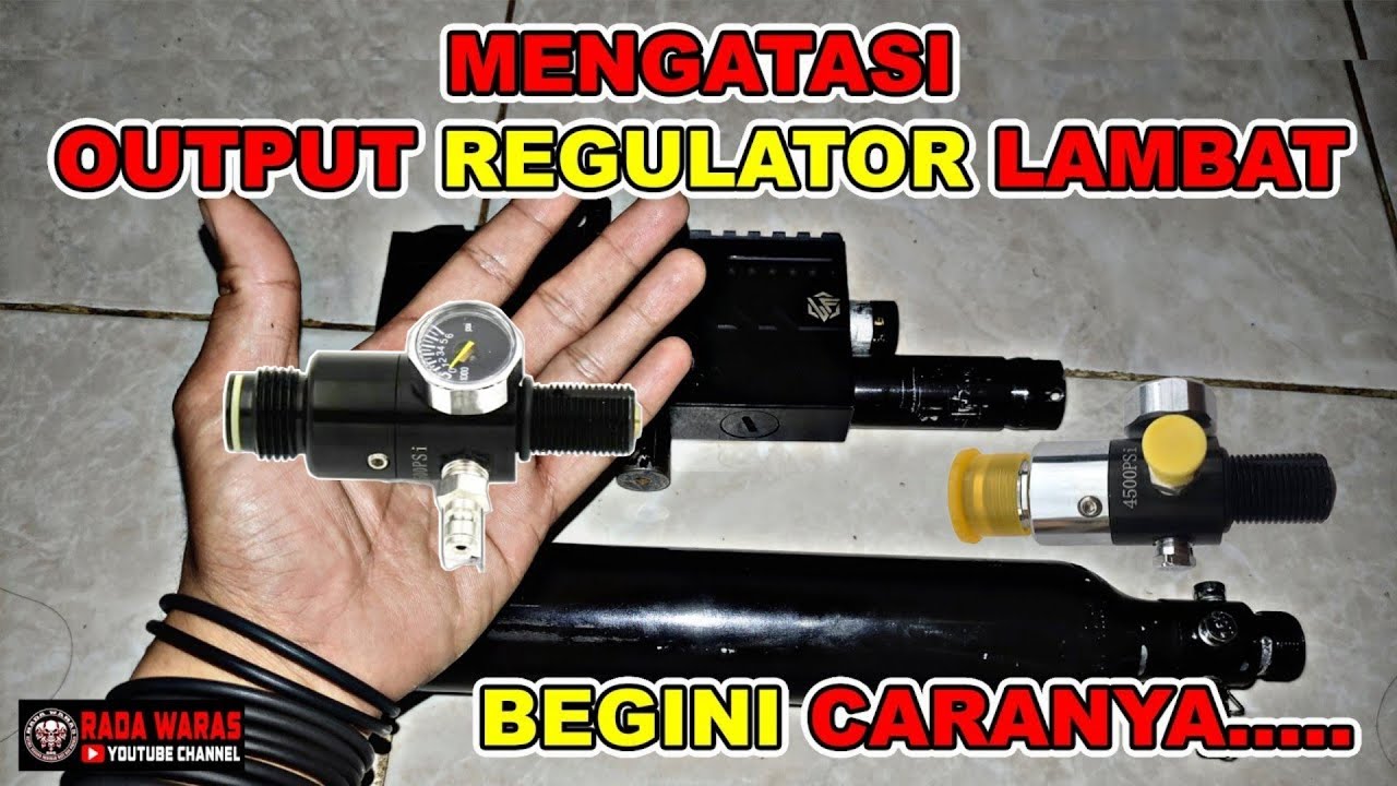 Output Regulator Lambat Naik Begini Cara Mengatasinya || Cara Setting Regulator Paint Ball