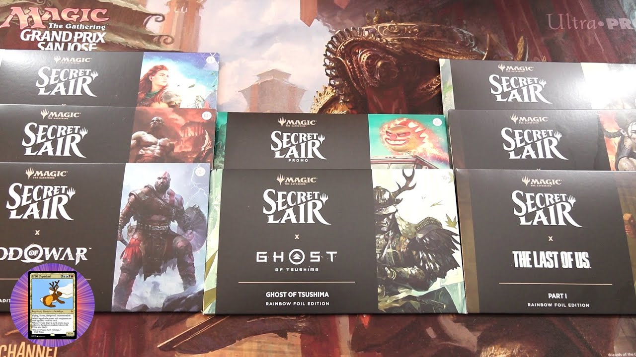 MTG Secret Lair: Распаковка фольгированной версии PlayStation Superdrop