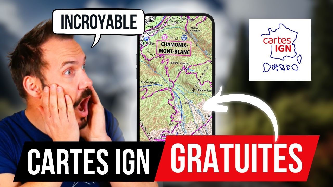 Cartes IGN : la meilleure APPLICATION GRATUITE pour la RANDONNÉE