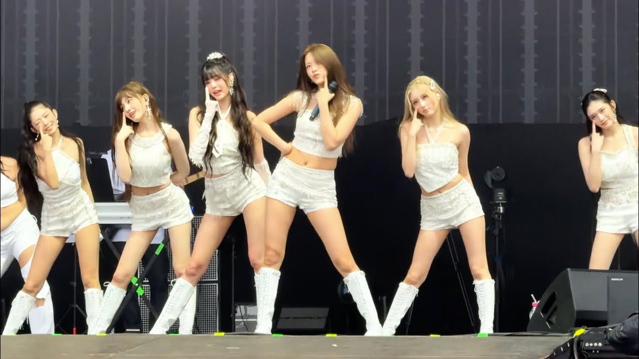 IVE 아이브 Lollapalooza Berlin 2025 Kitsch barricade fancam 20250712