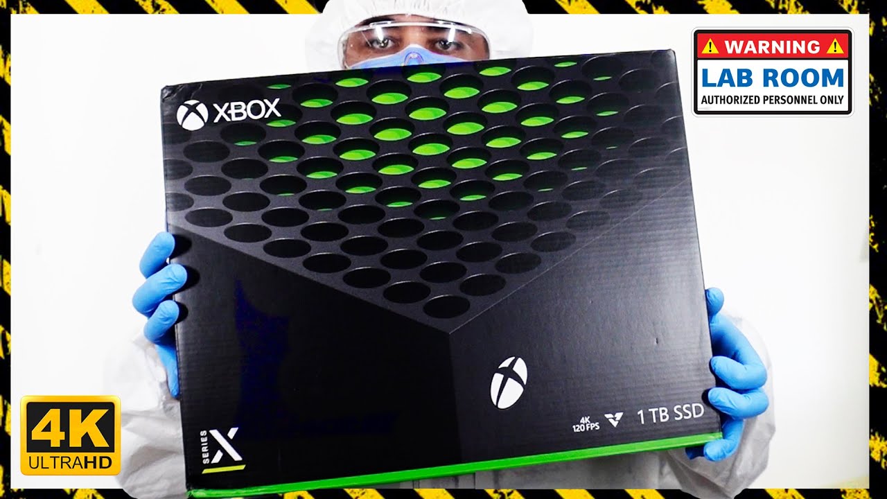 Xbox Series X ASMR Unboxing and GamePlay