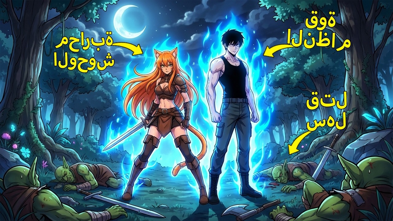 شاب ضعيف يُلقى في أرض الوحوش ثم يوقظ نظاما إلهيا يغير مصيره - ملخص مانهوا