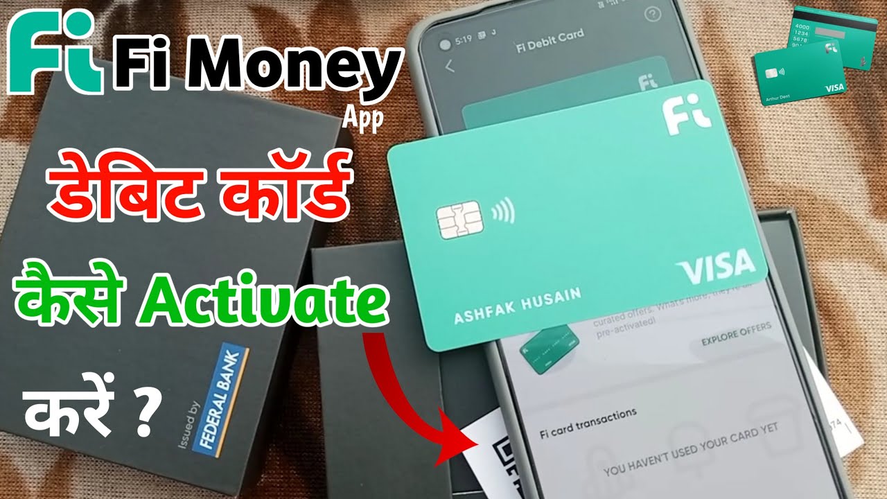 How to activate ✅ Fi debit card 2022 | fi debit card (atm card ) kaise activate kare | t4y