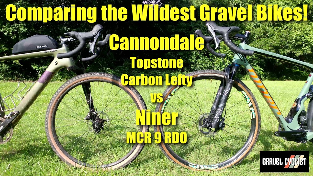 Cannondale Topstone Carbon Lefty vs Niner MCR 9 RDO: Comparing the Wildest Gravel Bikes!
