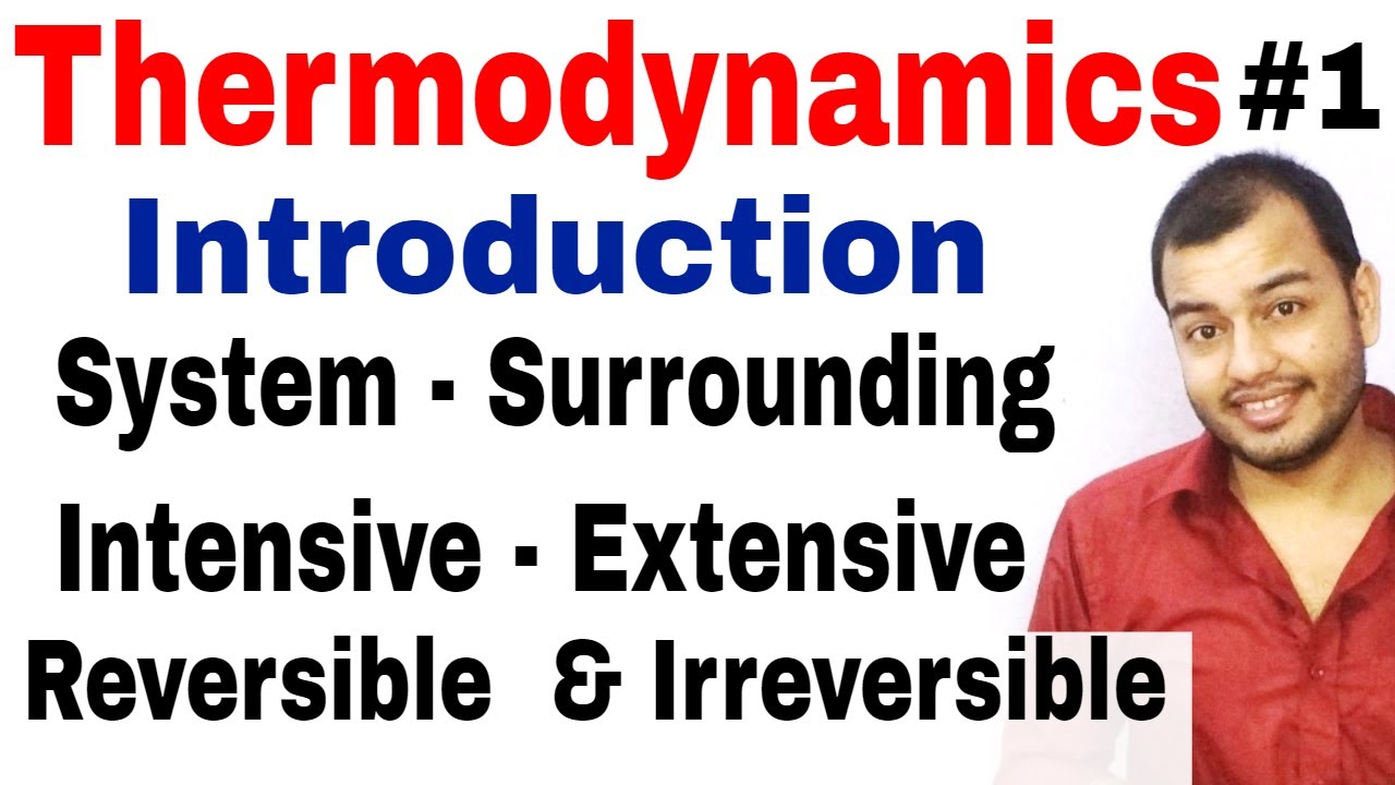 Class 11 Chapter 6 | Thermodynamics Introduction | Reversible and Irreversible Process IIT JEE /NEET