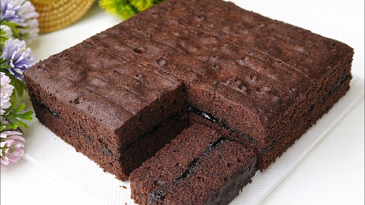 ENAK BANGET‼️BROWNIES LUMER KETAN HITAM LEGIT LEMBUT MOIST NYOKLAT