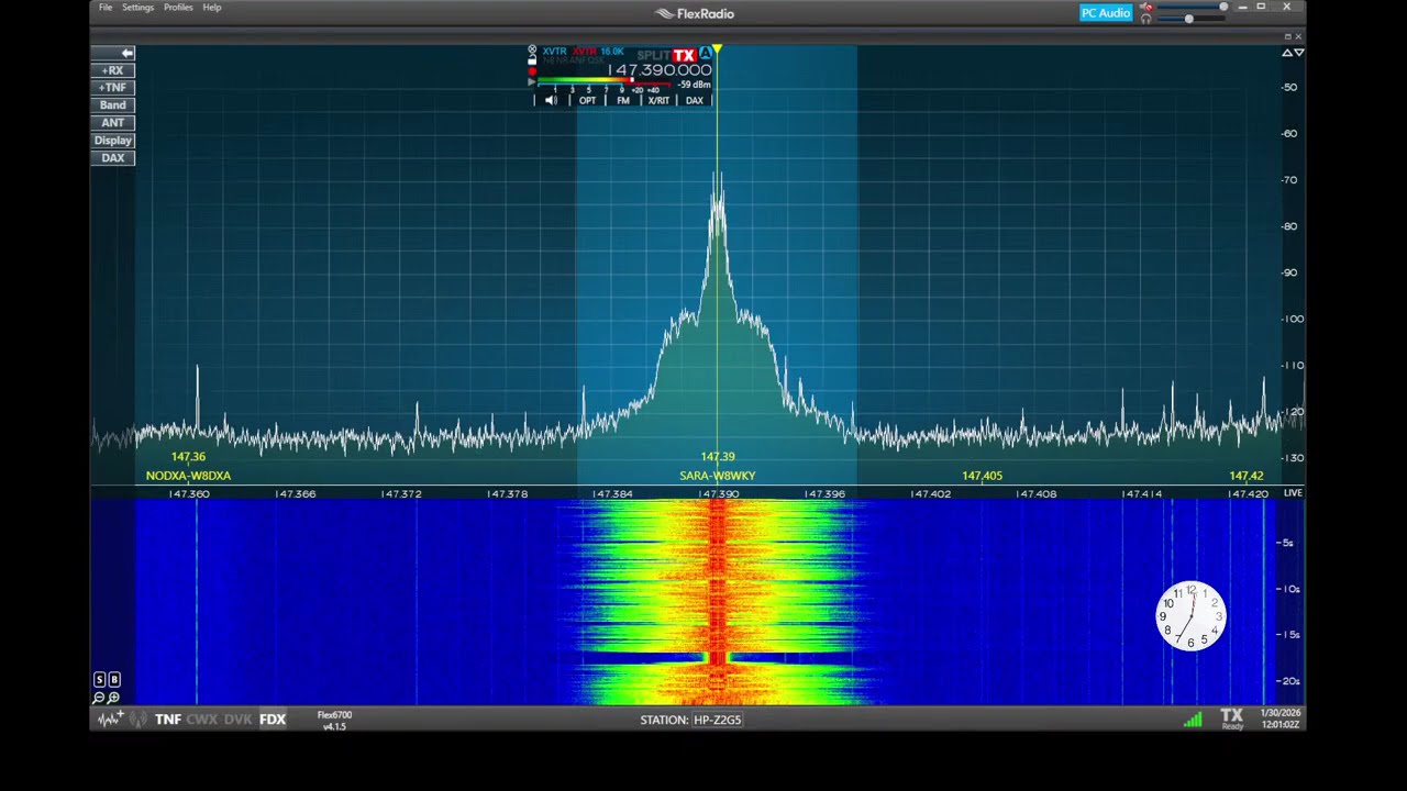 Barometer Net sponsored by Silvercreek Amateur Radio Assoc.  147.39+ repeater 114.8 PL 7AM,  1-30-26