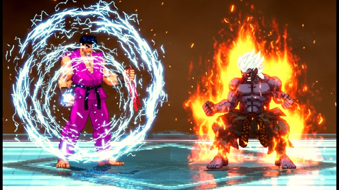 [Street Fighter Mugens ] Thunder Ryu Vs Oni (Akuma)