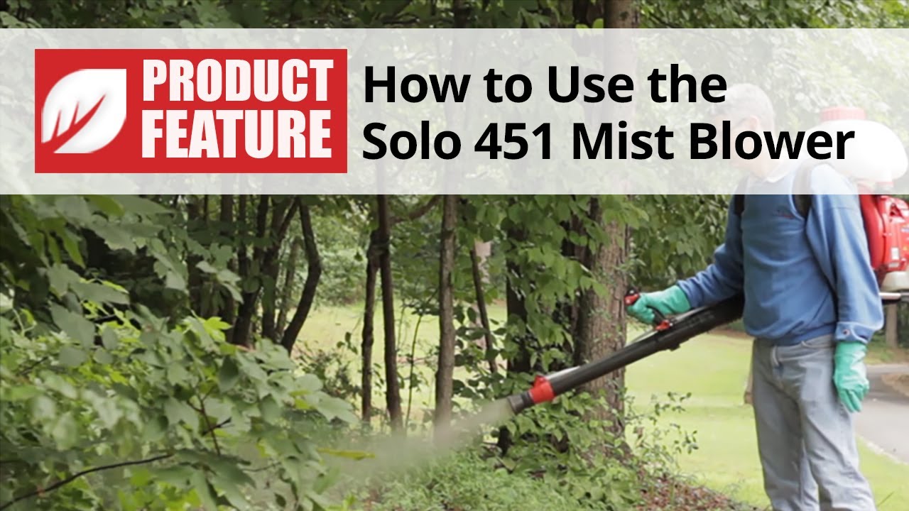 How to Use the Solo 451 Backpack Mist Blower