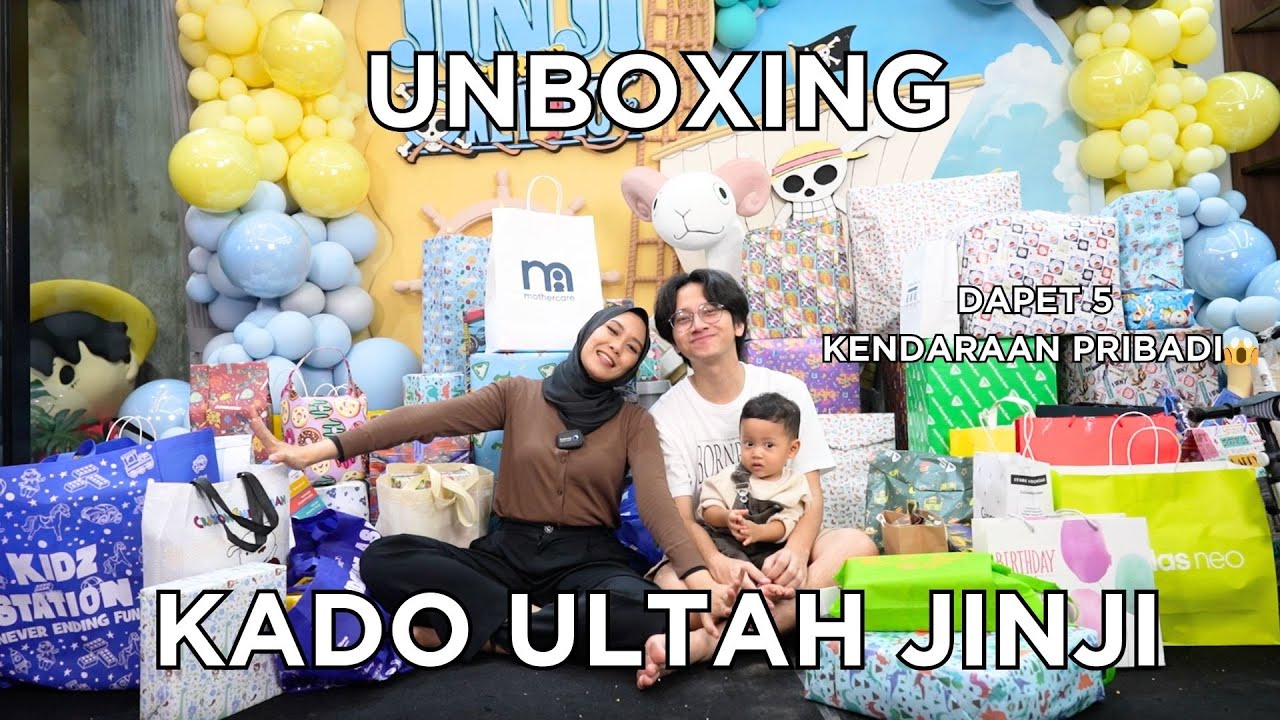 UNBOXING KADO ULTAH JINJI