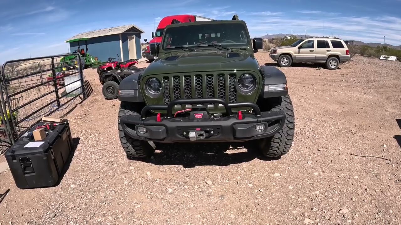 Jeep JL/JT factory Steel Bumper 3 Hoop Grill Gaurd / Bull Bar Install | Plus Light Mounts