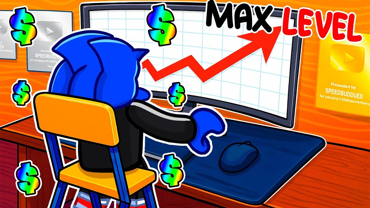 I Became A FAMOUS YOUTUBER In Roblox Content Creator Tycoon...