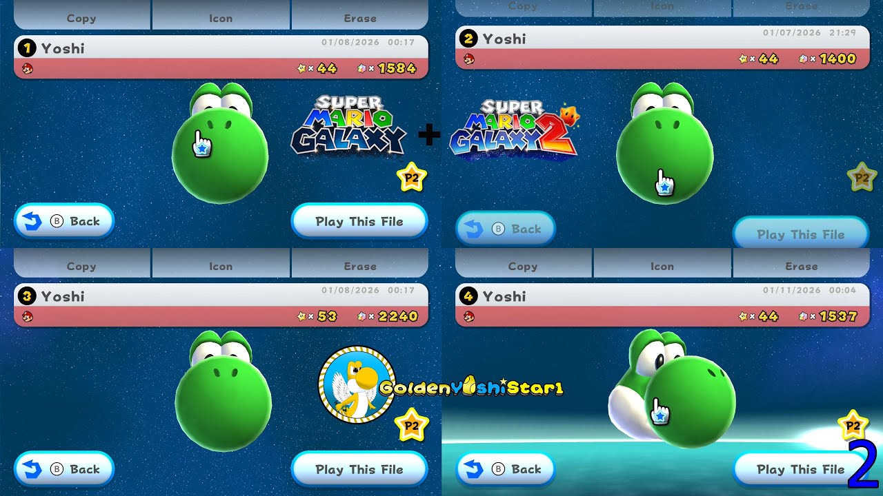 The Race to 300% Super Mario Galaxy 1, Super Luigi Galaxy, and Super Mario Galaxy 2 (part 2)
