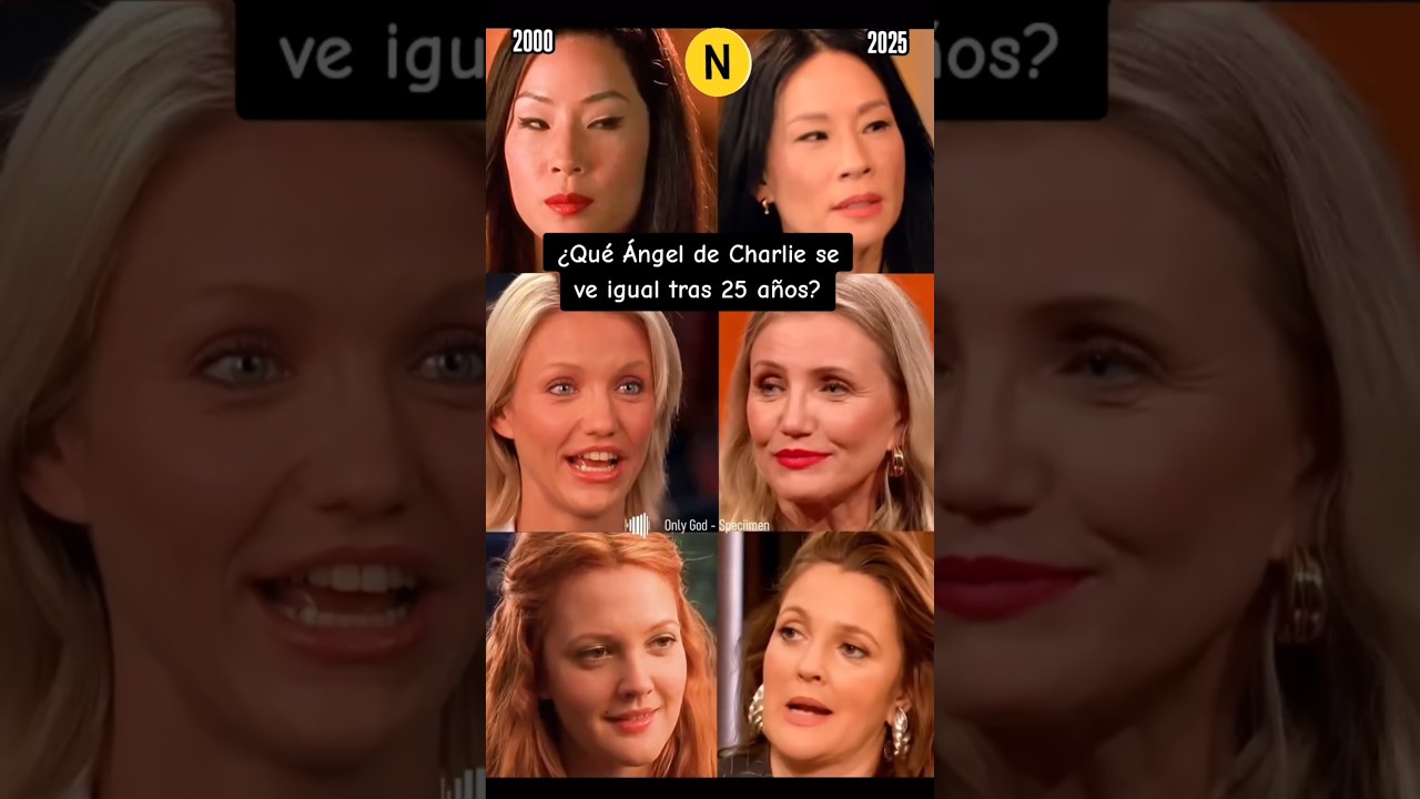 CAMERON DIAZ, DREW BARRYMORE y LUCY LIU los &Aacute;NGELES DE CHARLIE lucen INCRE&Iacute;BLES tras 25 a&ntilde;os