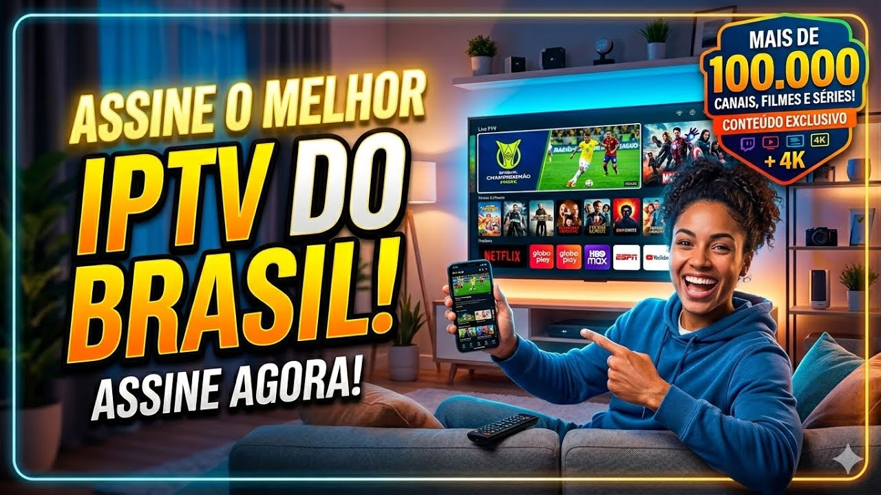 MELHOR IPTV DE 2026! Como Escolher o Melhor IPTV Sem Travar (Filmes, S&eacute;ries e Canais)