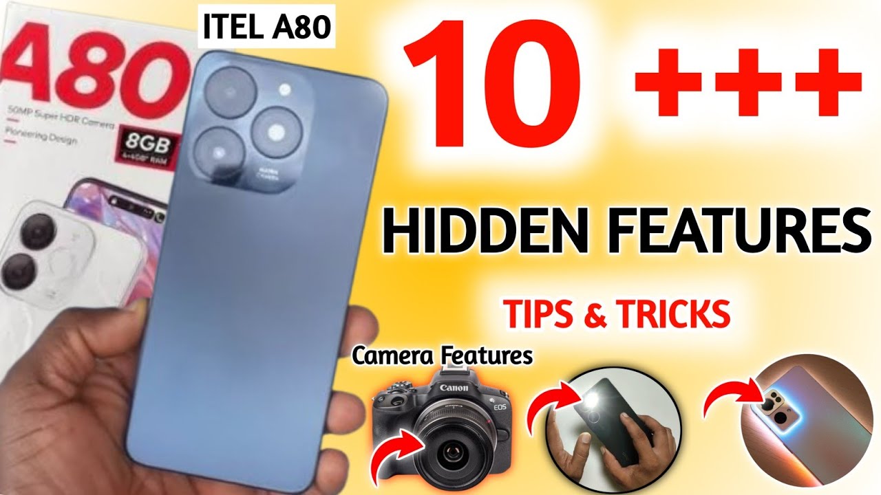 ITEL A80 5G 5g Top 10+ Special Features || Tips & Tricks|| Hidden Features ⚡⚡