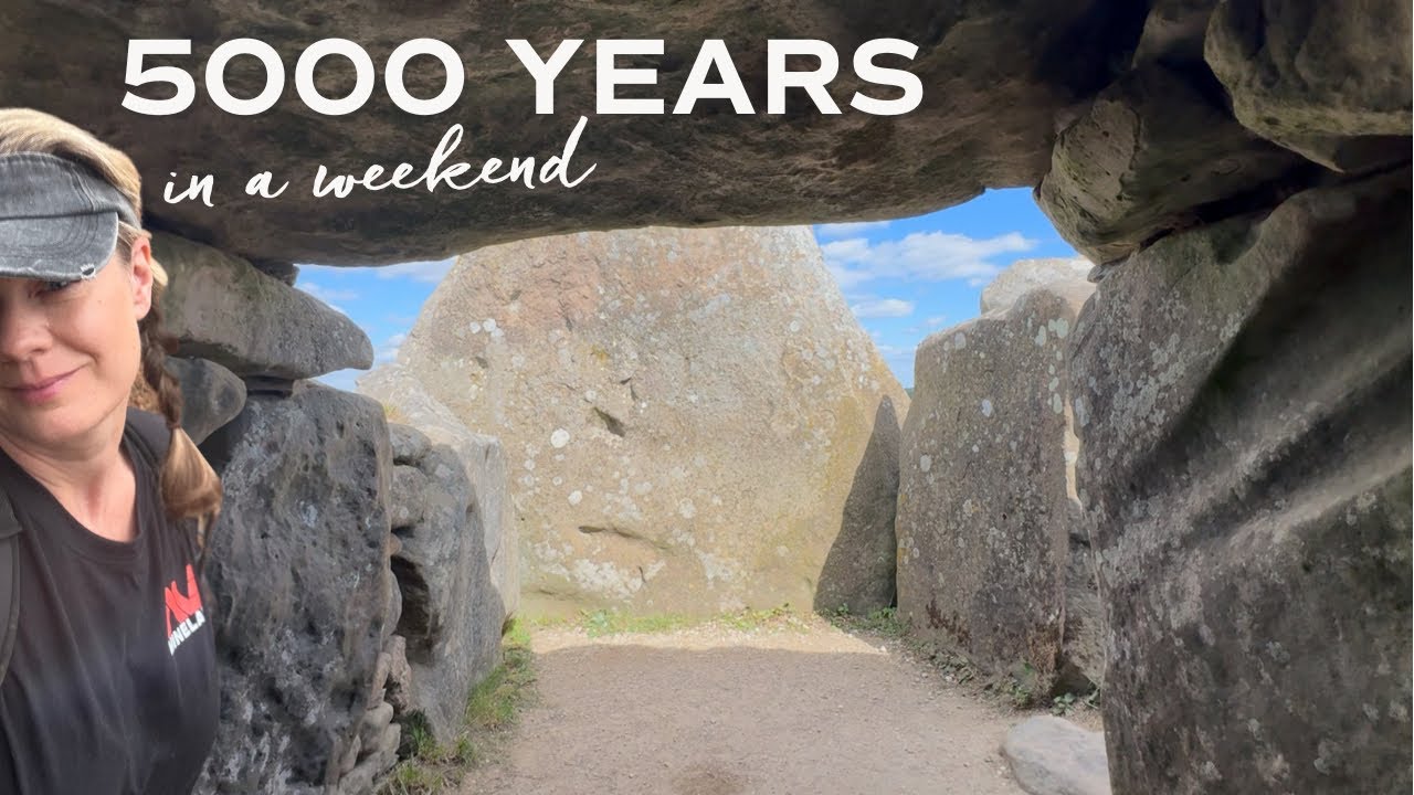 🇬🇧From Stubble to Stones: Double Detecting in Wiltshire [PLUS West Kennett Long Barrow visit] 