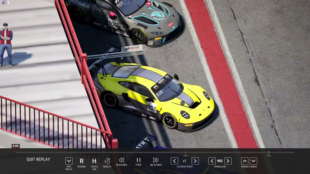 Two in-game competition 30 min. races on Spa-Francorchamps | Assetto Corsa Competizione