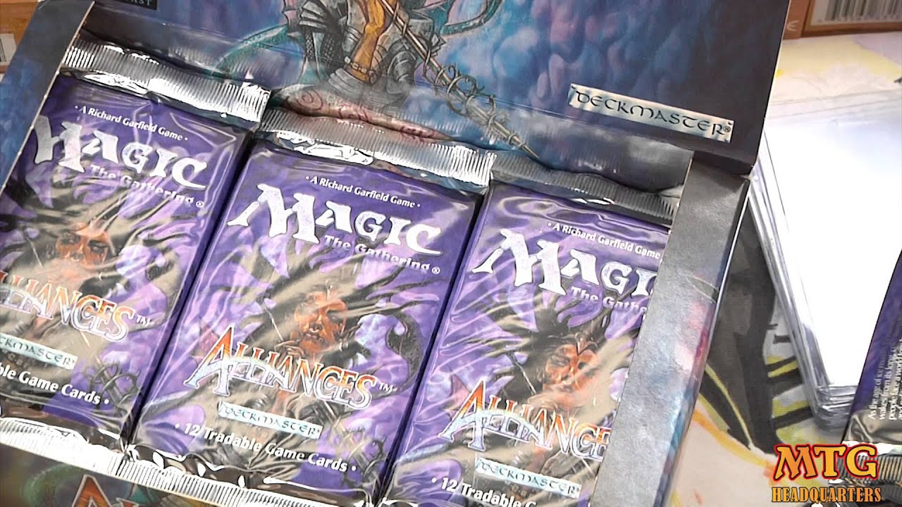 Magic The Gathering Alliances Booster Box Opening 1/3