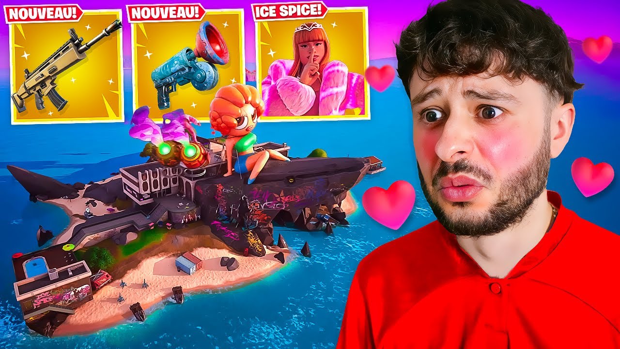 🔴 Je découvre la Mise à Jour Fortnite ! (REQUIN, ICE SPICE)