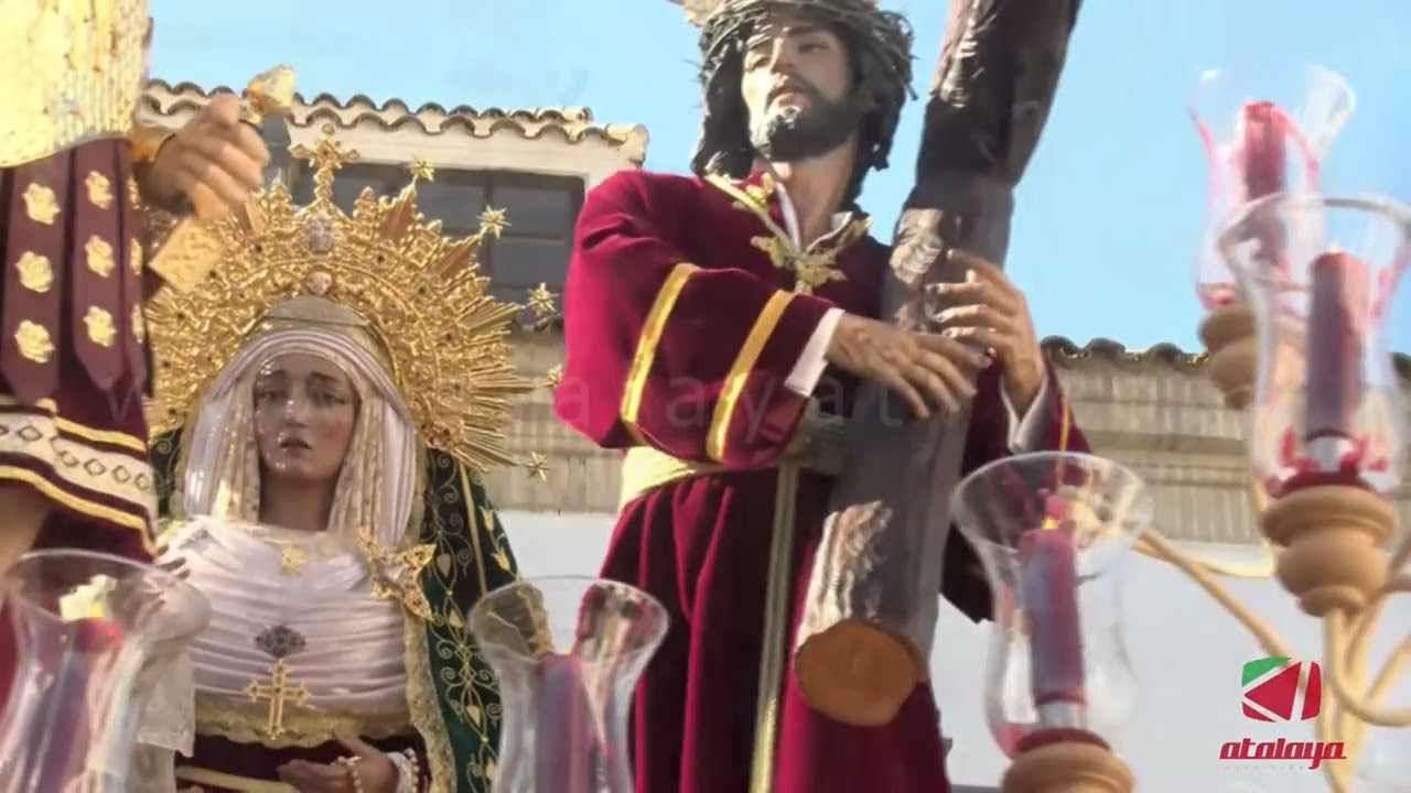 Nuestro Padre Jesús de la Salud , María Santísima del Rocío y San Juan Evangelista.