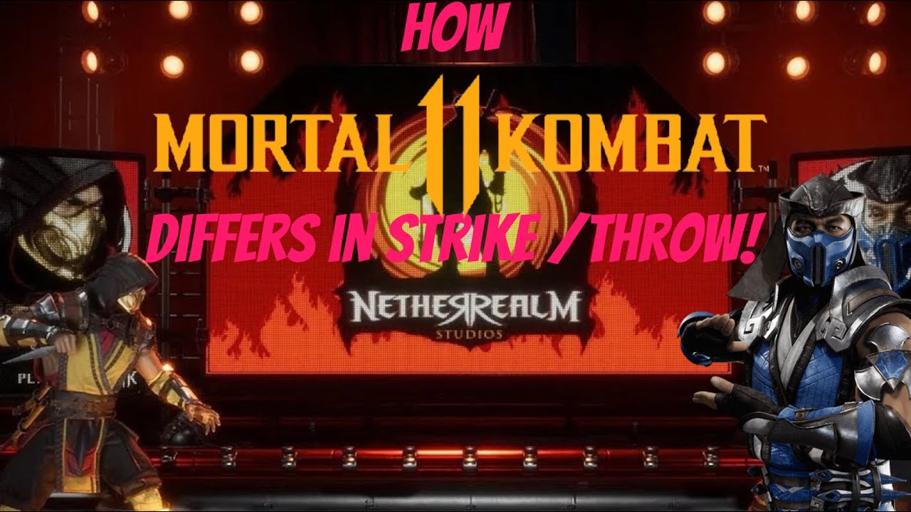 How strike/ throw is different in MK11 compared to other fighting games