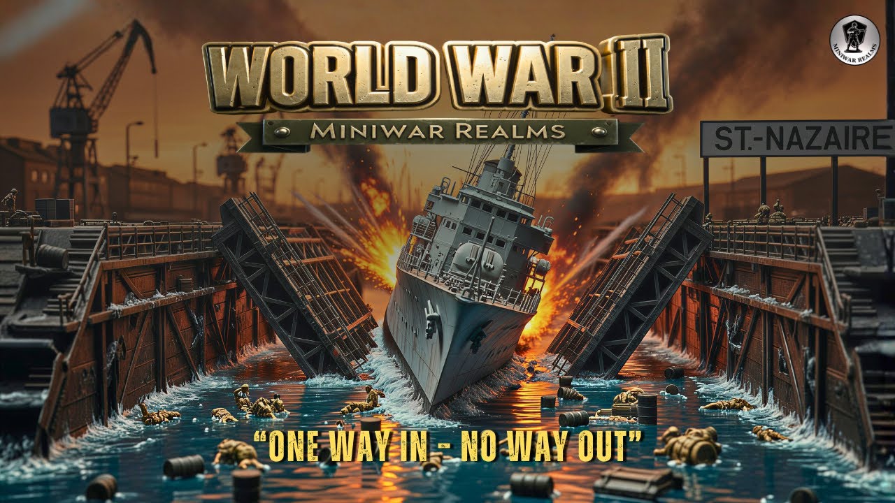 WWII'S GREATEST HEIST: The St. Nazaire Raid | Epic WWII Toy Soldier Clash