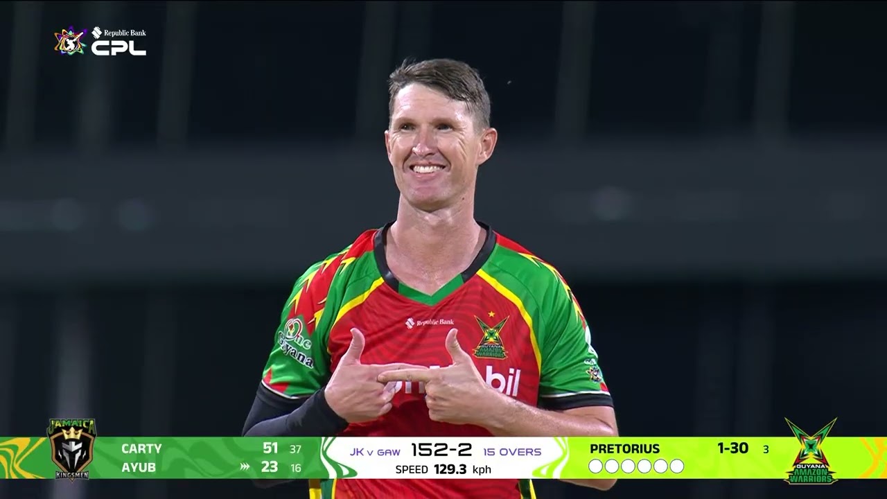 Dwaine Pretorius Gets The BIG Breakthrough of Saim Ayub!  | CPL 2026