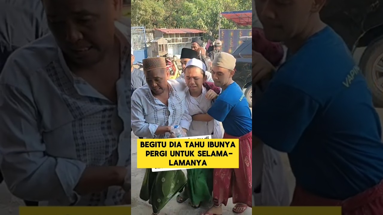 momen sedih ketika santri pulang ibunya sudah tiada ‼️‼️ #sedih #santri #ibu #mondok  #pesantren