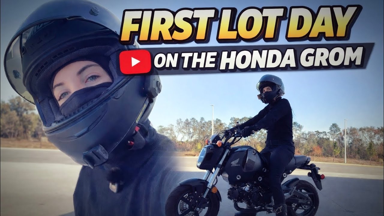 My FIRST Day Ever Trying to Wheelie a Honda Grom