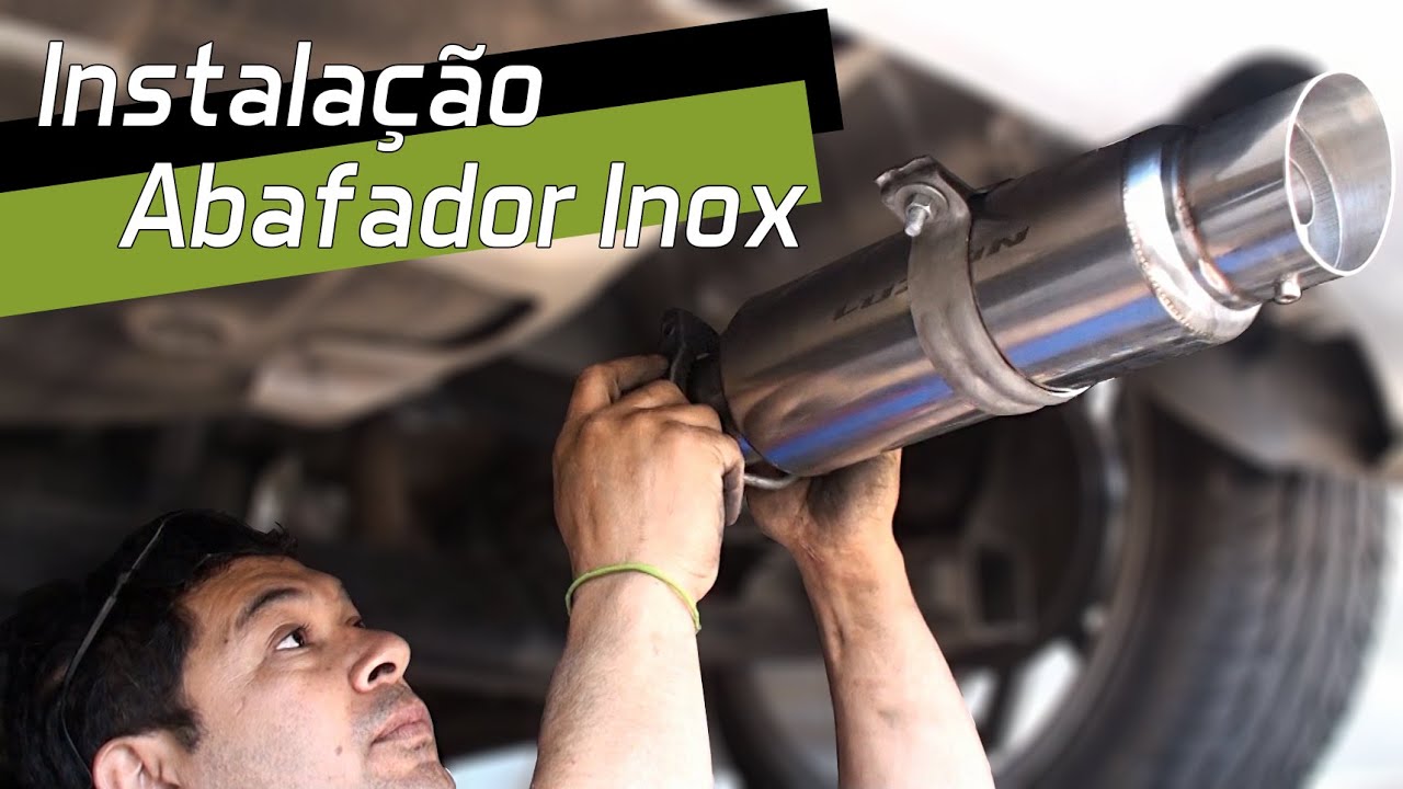 Instalação do Abafador Inox Luzian no HB20