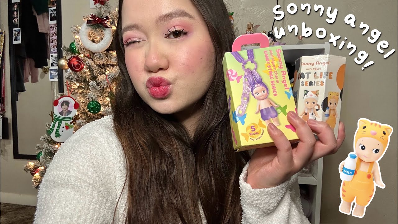 sonny angel cat life + candy store unboxing ⋆˚𝜗𝜚˚⋆