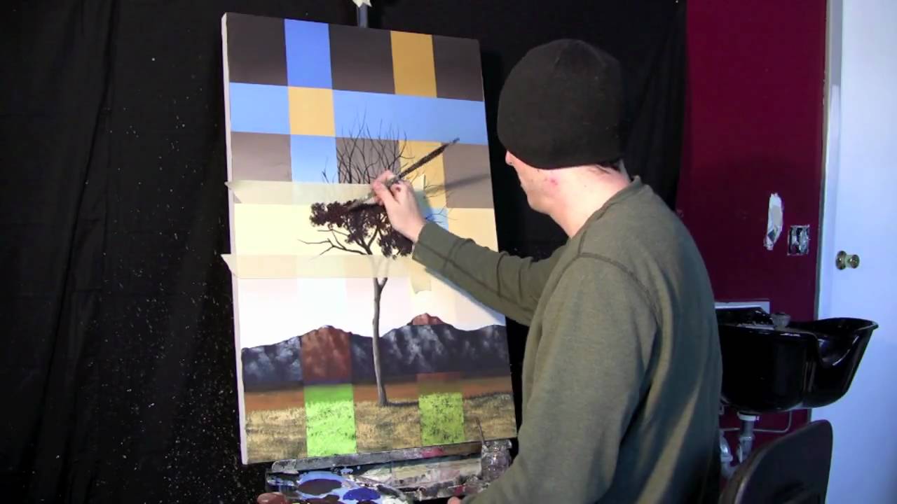 Time Lapse Surreal Landscape Painting By Tim Gagnon
